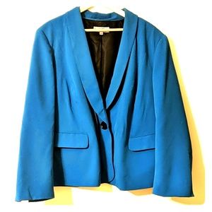 Bright blue blazer